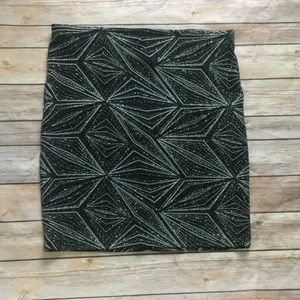 H&M sparkle mini skirt